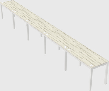 Rectangular desk