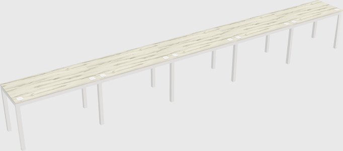 Rectangular desk