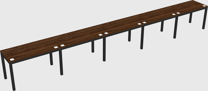 Rectangular desk
