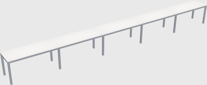 Rectangular desk