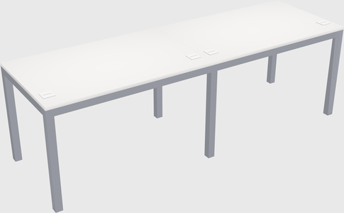 Rectangular desk