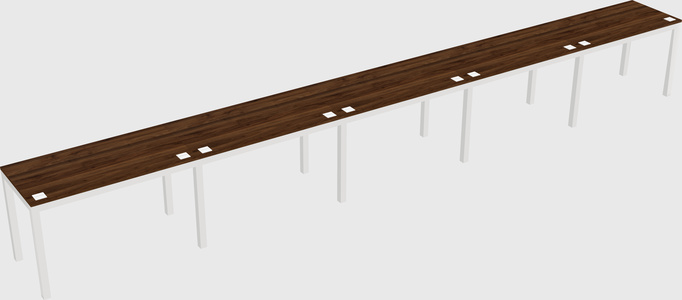Rectangular desk