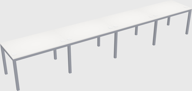 Rectangular desk