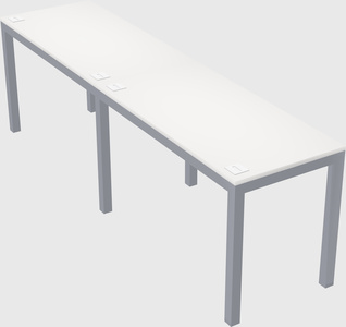 Rectangular desk
