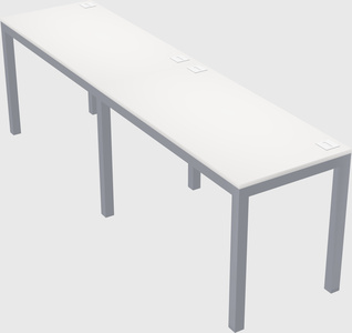 Rectangular desk