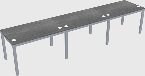 Rectangular desk