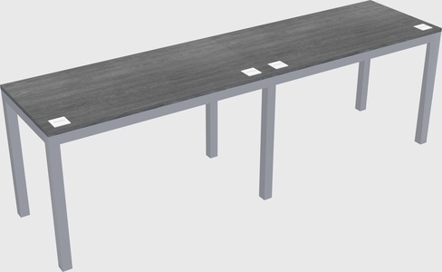 Rectangular desk
