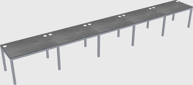 Rectangular desk