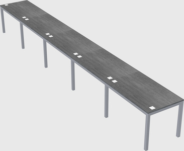 Rectangular desk