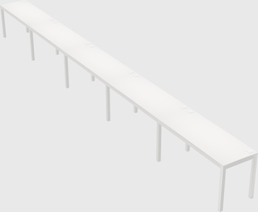 Rectangular desk