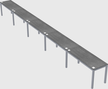 Rectangular desk