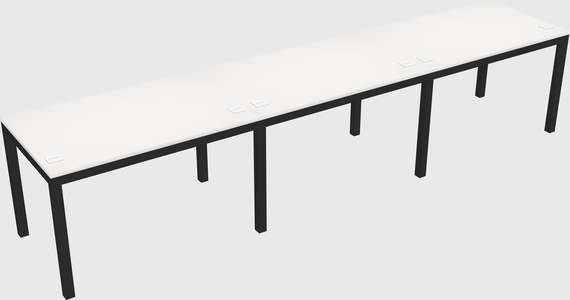 Rectangular desk