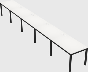 Rectangular desk