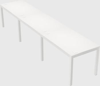 Rectangular desk