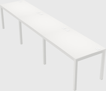 Rectangular desk