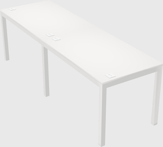 Rectangular desk