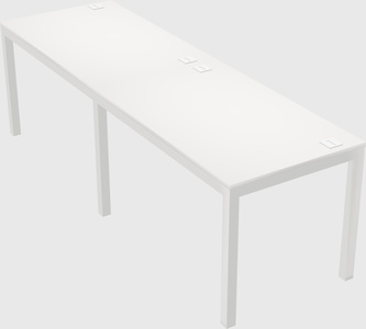 Rectangular desk