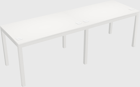 Rectangular desk