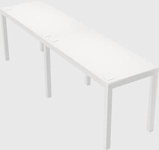 Rectangular desk