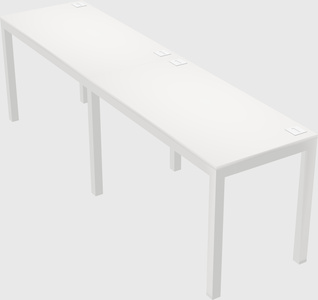 Rectangular desk