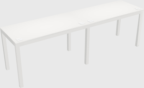 Rectangular desk