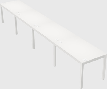 Rectangular desk
