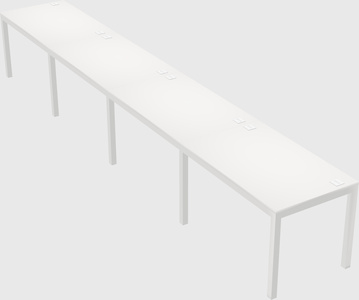 Rectangular desk