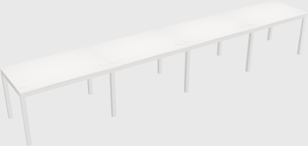 Rectangular desk