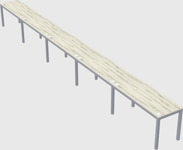 Rectangular desk