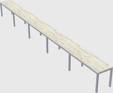 Rectangular desk
