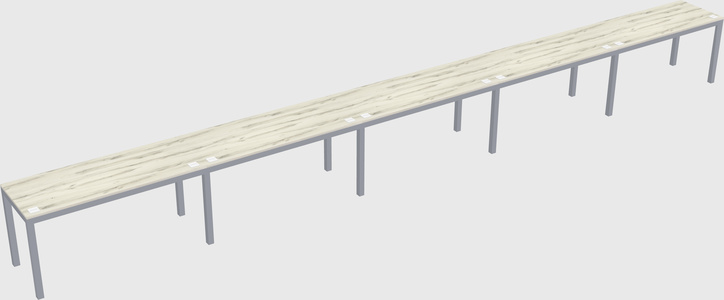 Rectangular desk