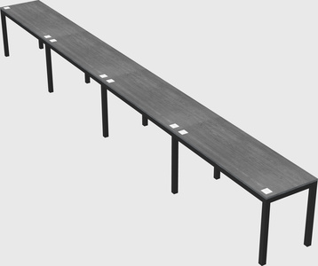 Rectangular desk