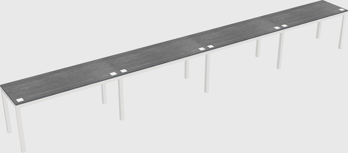 Rectangular desk