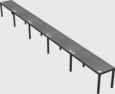 Rectangular desk