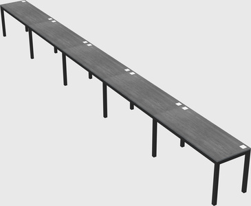 Rectangular desk