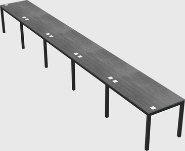 Rectangular desk