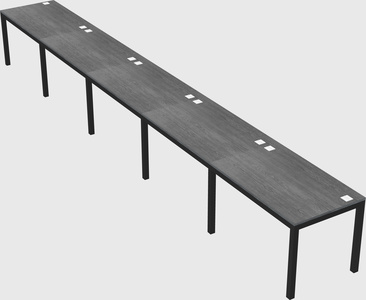 Rectangular desk