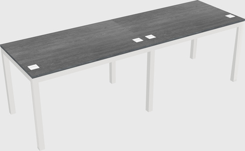 Rectangular desk