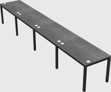 Rectangular desk