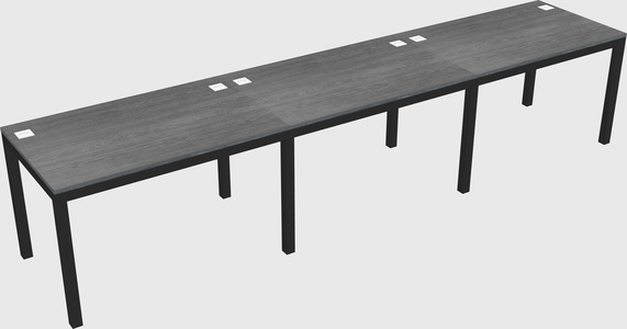 Rectangular desk