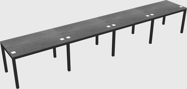 Rectangular desk