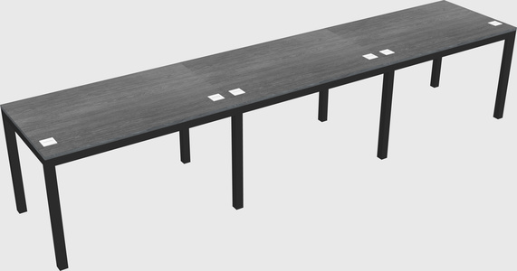 Rectangular desk