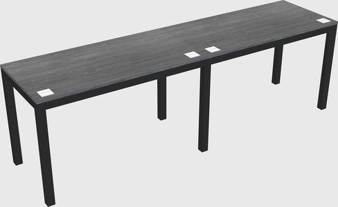 Rectangular desk