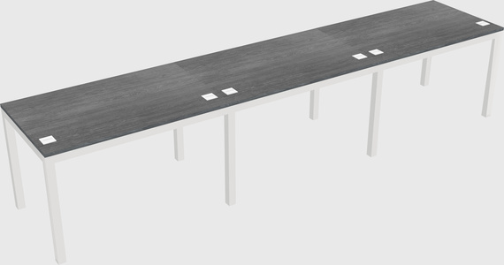 Rectangular desk