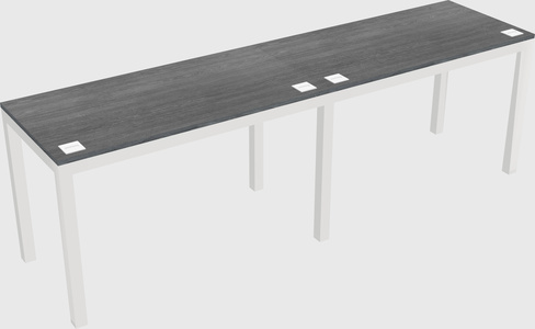 Rectangular desk