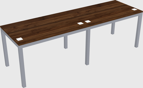 Rectangular desk