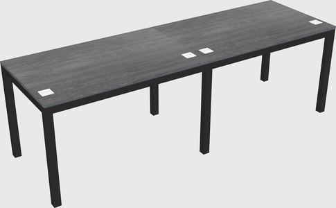 Rectangular desk