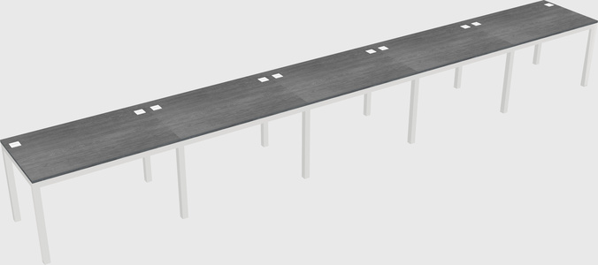 Rectangular desk