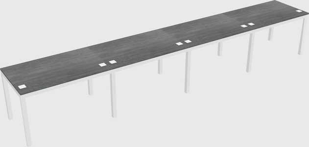 Rectangular desk