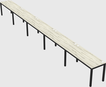 Rectangular desk